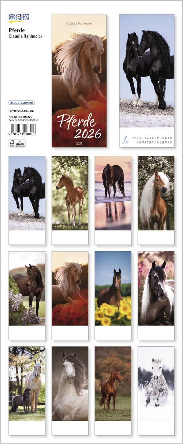 Pferde Kalender 2026 - Korsch Verlag – Bild 3